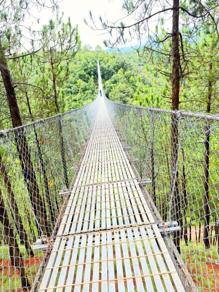 Pharping Suspension Bridge-Length