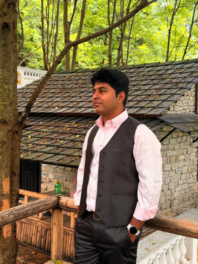 Mr Universe Enjoying Shrawan at Return to Baghdwar Resort