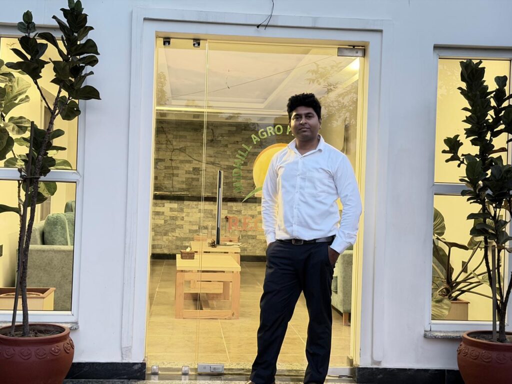 Mr. Universe in Mid Hill Farm Resort Reception