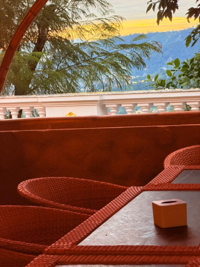 Natural view with your tean and coffe in Return to Baghdwar Resort