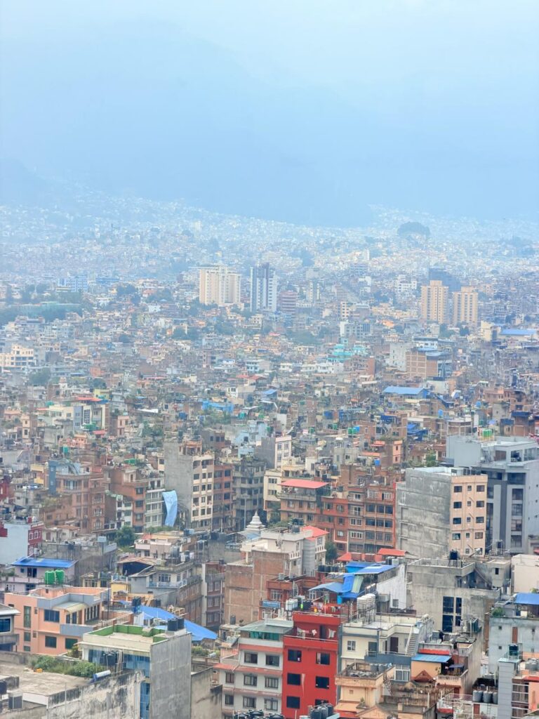 View of Kathmandu from Dharahara Tower