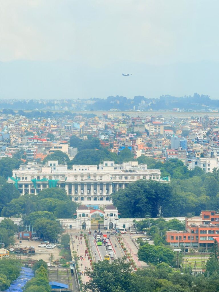 View of Kathmandu from Dharahara Tower(20th floor) showing eastern view